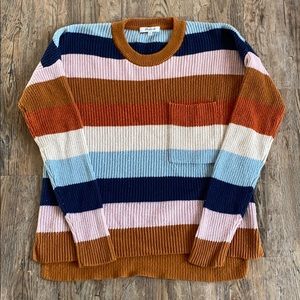 Madewell colorblock sweater
